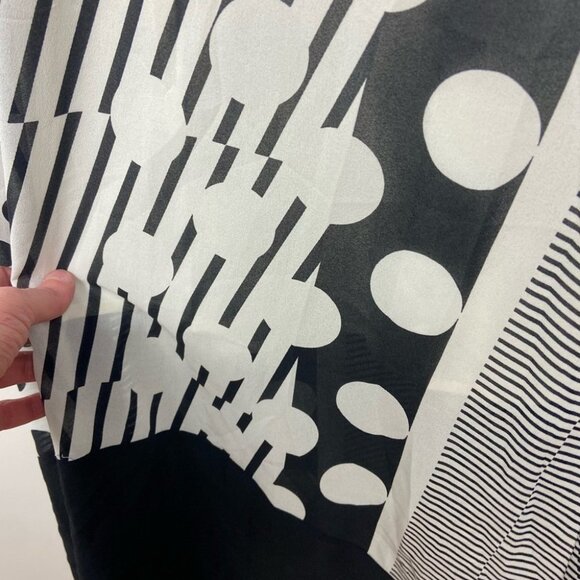 Anthropologie Channeled Polka Dot‎ Silky Striped Maxi Dress Size 0 Bohemian Boho - Picture 13 of 14